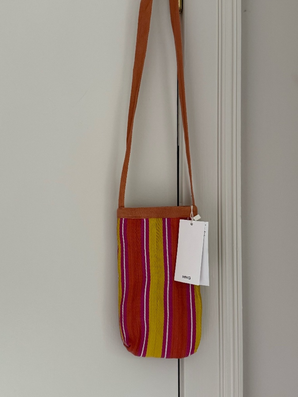 NWT Mango Colorful Woven Crossbody Purse